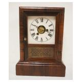 1053	ANTIQUE SETH THOMAS SHELF CLOCK, APPROXIMATELY 9 IN X 4 IN X 12 IN HIGH