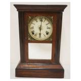 1054	ANTIQUE ATKINS CLOCK COMPANY SHELF CLOCK, APPROXIMATELY 5 IN X 11 IN X 16 IN HIGH
