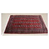 1118	WOOL PILE AREA RUG, APPROXIMATELY 4 FT X 7 FT