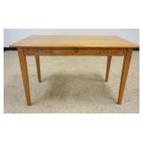 1172	CONTEMPORARY OAK 1 DRAWER WORK TABLE, APPROXIMATELY 48 IN X 26 IN X 30 IN H