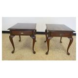 1190	PAIR OF PENNSYLVANIA HOUSE 1 DRAWER STANDS, EACH APPROXIMATELY 21 IN X 27 IN X 22 IN H