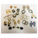 1206	SELECTION OF APPROXIMATELY 15 PAIRS OF PIERCED AND CLIP ON EARRINGS 