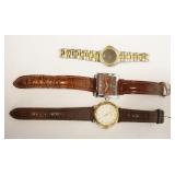 1212	3 LADIES WATCHES WITH PERRY ELLIS AMERICA, PEUGOT AND MOVADO