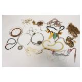 1220	SELECTION OF APPROXIMATELY 18 COSTUME NECKLACES,  SOME WITH MAKERS MARK