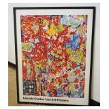 1230	LINCOLN CENTER/LIST ART POSTERS, FRAMED, APPROXIMATELY 40 IN X 52 IN