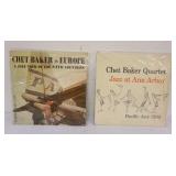 1236	JAZZ RECORDS, CHET BAKER, 2 ALBUMS, LP