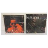 1246	JAZZ RECORDS, MILES DAVIS, 2 ALBUMS, LOSS TO ONE ALBUM COVER