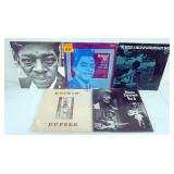 1265	BLUES RECORDS, 5 ALBUMS, LITTLE WALTER SEALED, HOWARD TALE, GARY DAVIS, DUPSEE, MANCE LIPSCOMB