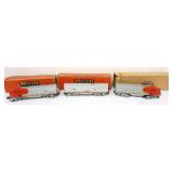 1062	LIONEL TRAIN SANTA FE, 3 PIECE TRAIN ENGINE