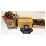 1069	LIONEL TRAIN TRACK AND 2W TRANSFORMER, TRANSFORMER HAS NO CORD