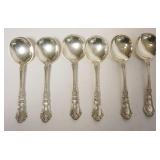 1085	STERLING SILVER SPOONS, 9.85 TOZ