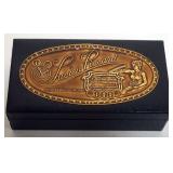 1133	14K VINTAGE LUCIEN PICCARD WATCH IN ORIGINAL BOX, LID DETACHED AT HINGES