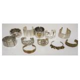 1138	11 ASSORTED LADIES BRACELETS, SOME MARKED BY MAKER