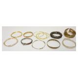 1139	13 ASSORTED LADIES BRACELETS, SOME MARKED BY MAKER
