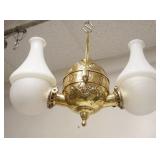 1147	ANTIQUE ANGLE LAMP, APPROXIMATELY 24 IN X 20 IN H