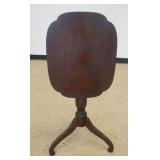 1157	ANTIQUE MAHOGANY TILT TOP TABLE, APPROXIMATELY 19 IN X 24 IN X 30 IN H