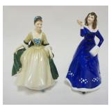 1006	ROYAL DOULTON FIGURES, ELEGANCE, MACKENZIE, EACH APPROXIMATELY 8 1/2 IN HIGH