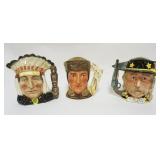 1008	ROYAL DOULTON CHARACTER TOBY JUGS, THE ANTAGONIST COLLECTION, BATTLE OF LITTLE BIG HORN, BATTLE