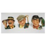 1009	ROYAL DOULTON CHARACTER TOBY JUGS, THE COLLECTOR, THE WALRUS & CARPENTER, THE GARDENER, EACH AP