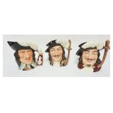 1010	ROYAL DOULTON CHARACTER TOBY JUGS, D