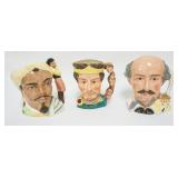 1013	ROYAL DOULTON CHARACTER TOBY JUGS, THE SHAKESPEAREAN COLLECTION, WILLIAM SHAKESPEARE, OTHELLO, 