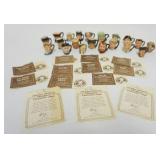 1020	ROYAL DOULTON CHARACTER TOBY JUGS, 20 MOSTLY DICKENS, EACH APPROXIMATELY 1 1/2 IN HIGH