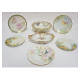 1048	ASSORTED CHINA INCLUDING HAND PAINTED BOWLS & PLATES W/LIMOGES