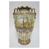 1057	LARGE SATSUMA VASE, APPROXIMATELY 16 1/2 IN HIGH