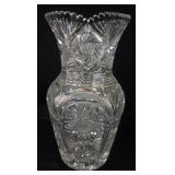 1137	AMERICAN BRILLIANT LARGE CUT GLASS VASE, APPROXIMATELY 14 IN H