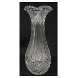 1138	AMERICAN BRILLIANT CUT GLASS VASE, APPROXIMATELY 12 IN H