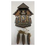 1157	GERMAN CUCKOO CLOCK, NO PENDULUM, APPROXIMATELY 14 IN X 8 IN X 15 N H
