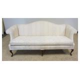 1206	HUMP BACK UPHOLSTERED SOFA, APPROXIMATELY 72 IN X 30 IN X 37 IN H