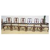 1228	HENKEL HARRIS VIRGINIA GALLERIES SET OF 6 MAHOGANY DINING CHAIRS, FINISH #29