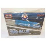 1261	LIONEL TRAIN LEGACY CONRAIL *BIG BLUE* HI-CUBE BOX CAR SET, SEALED, APPROXIMATELY 27 IN X 19 IN