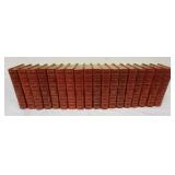 1019	THE WORKS OF HONORE DE BALZAC, JEFFERSON PRESS, 1901, 18 VOLUMN LEATHER BOUND GILT EDGE SET