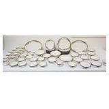 1035	LENOX *MIDNIGHT BLOSSOMS* DINNERWARE, 62 PIECES