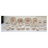 1039	ALFRED MEAKIN STAFFORDSHIRE DINNERWARE SET *FAIR WINDS* 75 PIECES
