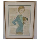 1089	PHILLIPPE HENRI NOYER PRINT, APPROXIMATELY 24 1/4 IN X 32 IN OVERALL