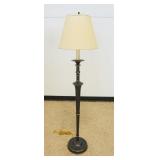 1118	METAL FLOOR LAMP W/BRONZE FINISH, APPROXIMATELY 59 IN HIGH