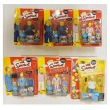 1150	THE SIMPSONS PLAYMATES TOY FIGURES, 6 UNOPENED BLISTER PACKS