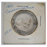 1188	1893 COLOMBIAN EXPOSITION HALF DOLLAR