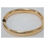 1217	14K GOLD BRACELET, MARKED 4CC 1-20, 13.34 DWT