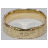 1239	12K BRACELET MARKED 1/20 12K EM CO., 21.6 DWT