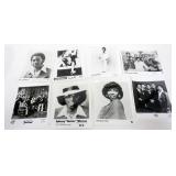 1252	8 VINTAGE R & B AND JAZZ PRESS RELEASE PHOTOS INCLUDING BILL SOMMERS, FUNKADELIC, FAT LARRYS BA