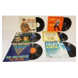 1256	GROUP OF VINTAGE ROCK ALBUMS