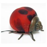 1130	LADY BUG LAMP, APPROXIMATELY 6 IN X 9 IN X 6 IN H