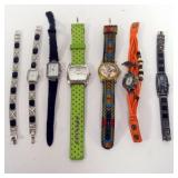 1168	6 LADIES WATCHES INCLUDING VINANI WITH MATCHING BRACELET, FUTURA, JUDITH JACK, CARDINI, AWA-LTD