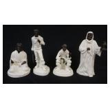 1117	GOUP OF 4 MINTON FIGURES, TALLEST APPROXIMATELY 10 IN