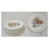 1138	BOGNOR WEDGWOOD PATRICIAN PLATES, 11-8 3/4 IN