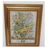 1187	FRAMED & MATTED BOTANICAL PRINT *MAX* APPROXIMATELY 17 IN X 22 IN